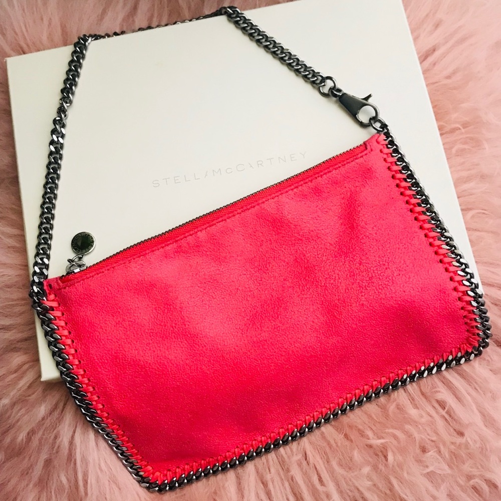 Stella McCartney Falabella Clutch Handbag Pink